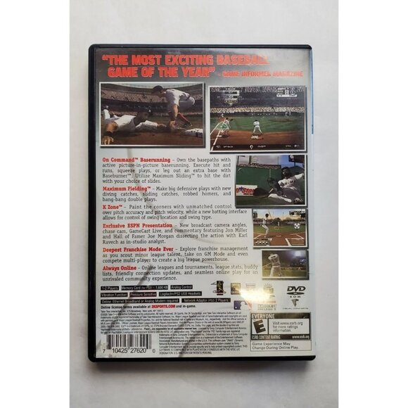 Major League Baseball 2K5 - PS2 PlayStation 2, 2005 - No Manual - Picture 5 of 6